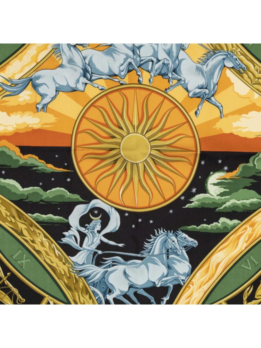 Hermes Scarf Orange - Picture 3 of 5